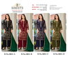 Zainab Fazlani By Zorista Chinnon Silk Plazzo Suits Exporters In India
